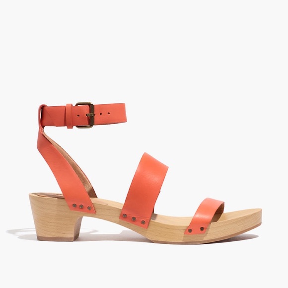 Madewell Coral Color The Jodi Clog - Picture 15 of 16